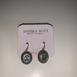 Blue Topaz Earrings